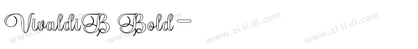 VivaldiB Bold字体转换